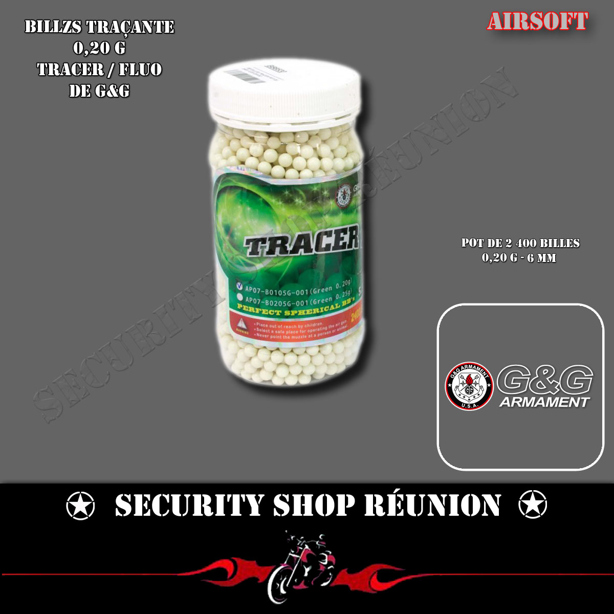 Tokyo Soldier Billes Airsoft Basic Selection 6mm BB 0,20g (BB´s